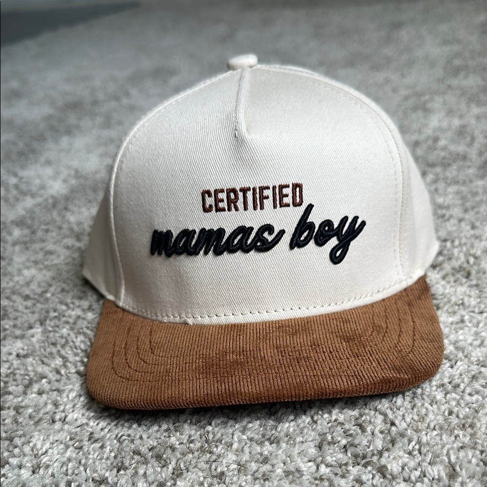 NEW “Certified Mamas Boy” Toddler Hat